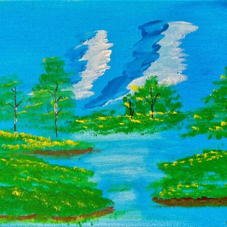 Cloudy day on the lake - Cynthia Hardie